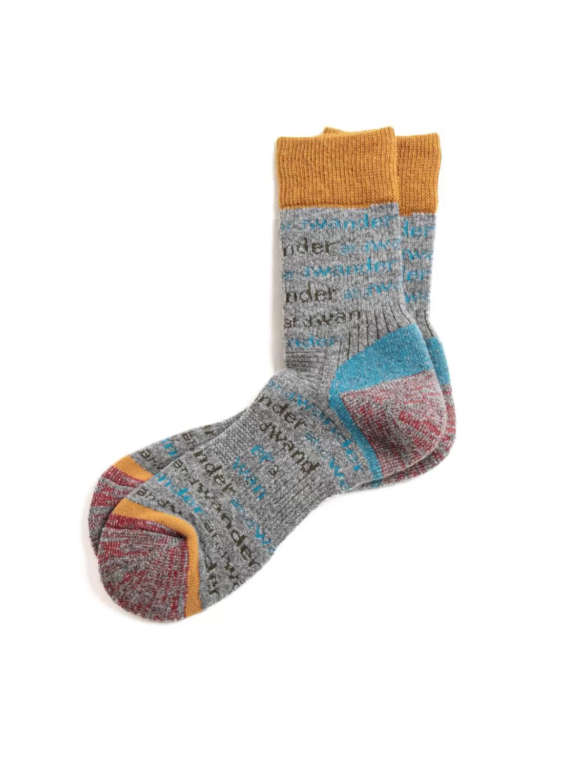 Wool Sock L. Gray^and wander Hot