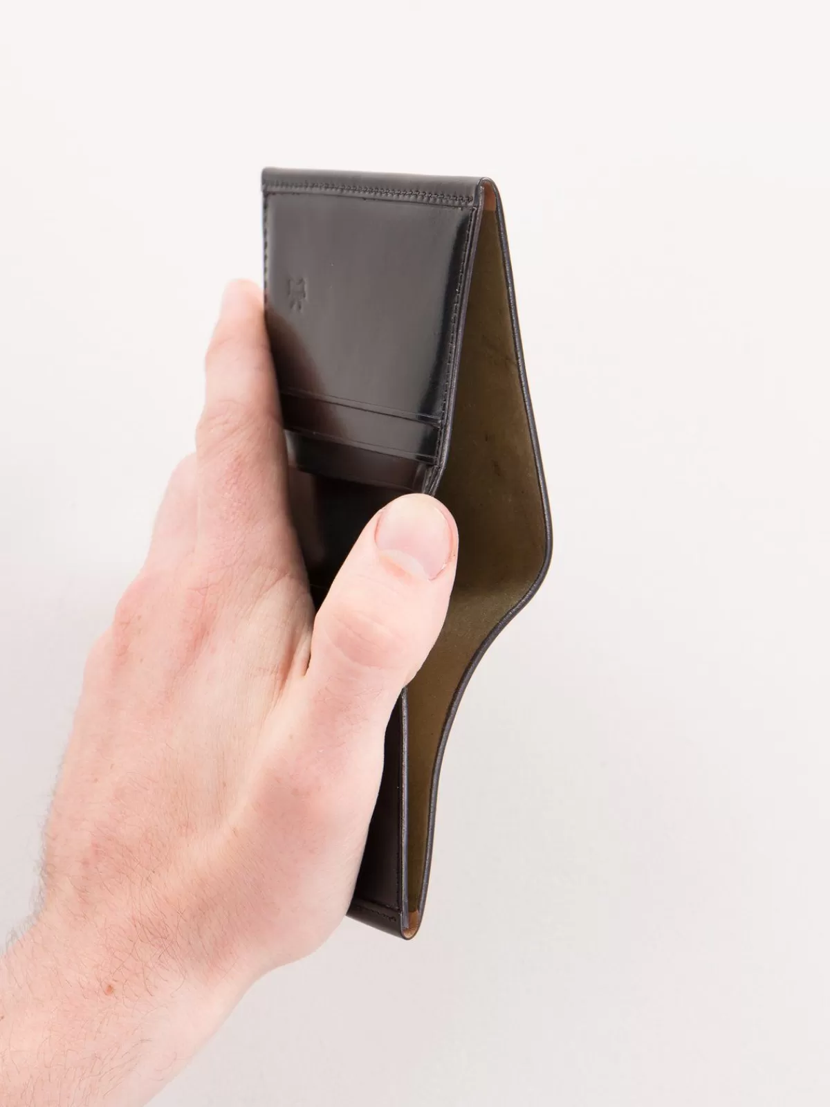 Black Horween Cordovan 3 3 Wallet^KREIS Discount