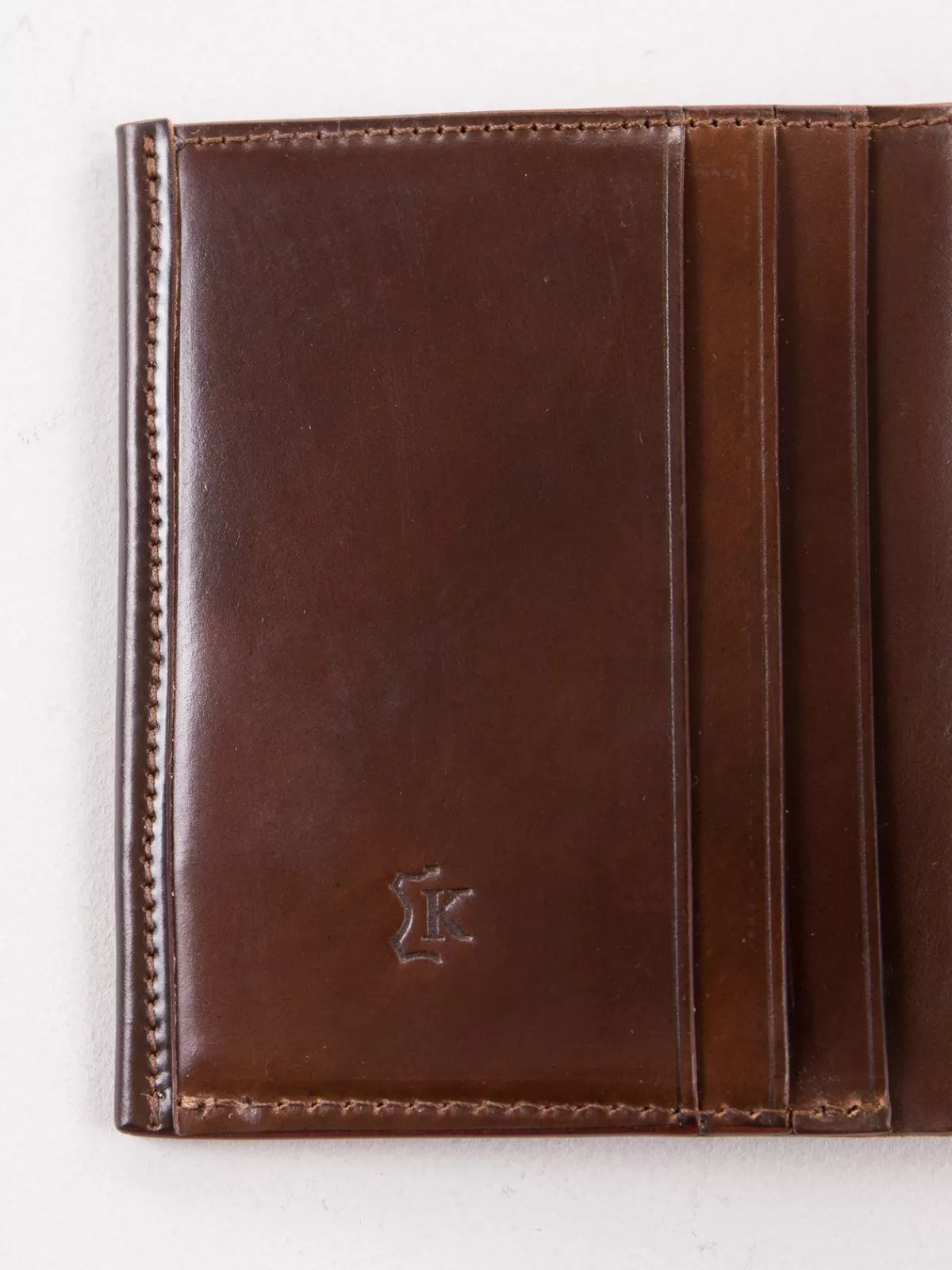 Cognac Horween Cordovan 3 3 Wallet^KREIS Outlet
