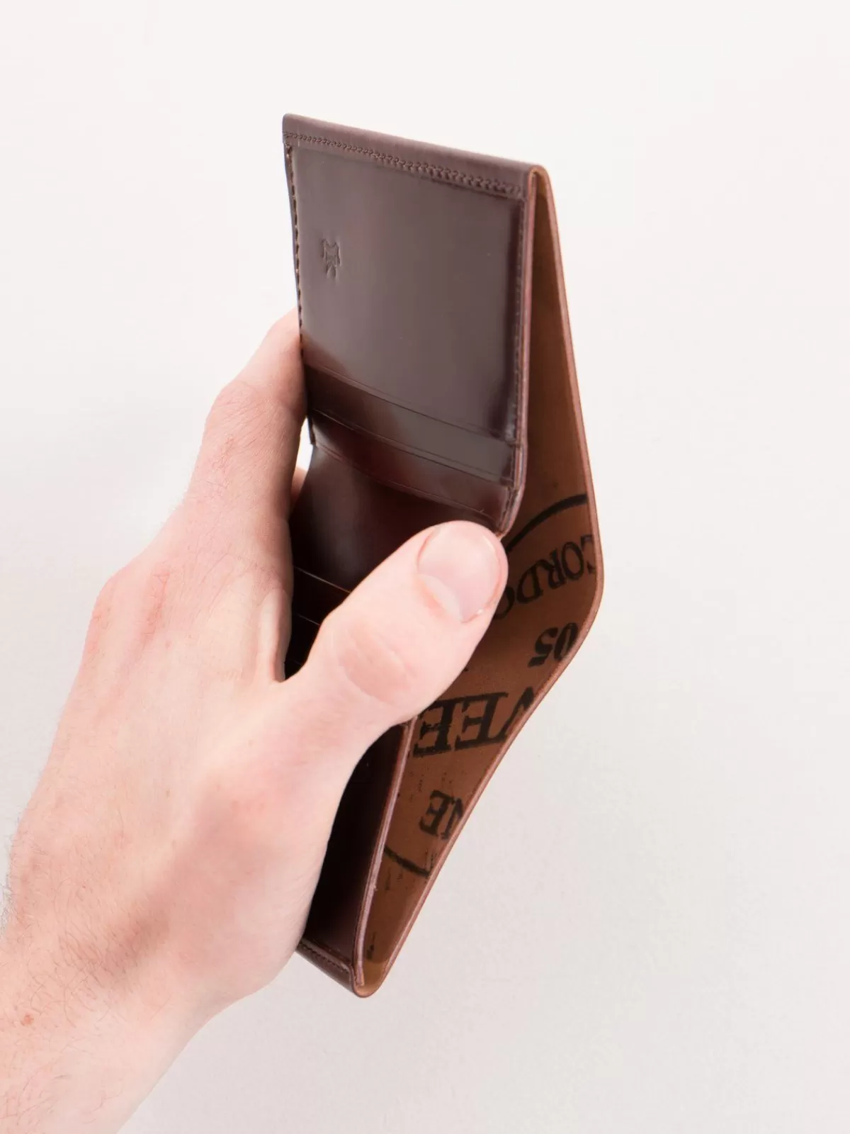 Cognac Horween Cordovan 3 3 Wallet^KREIS Outlet