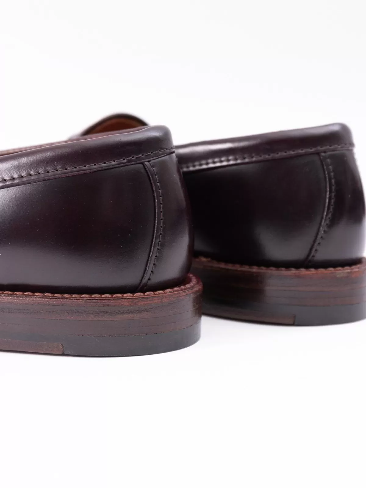Color 8 Cordovan Leisure Handsewn Moccasin^Alden for The Bureau Online
