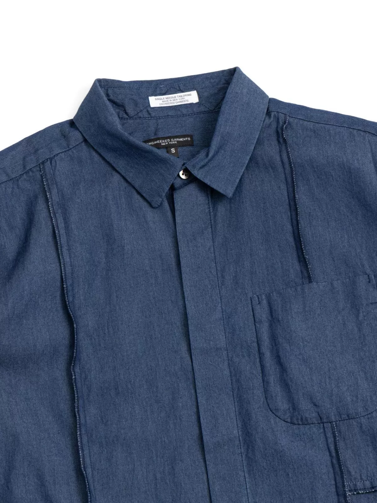 Combo Short Collar Shirt Indigo 4.5Oz Denim Shirting^Engineered Garments Outlet