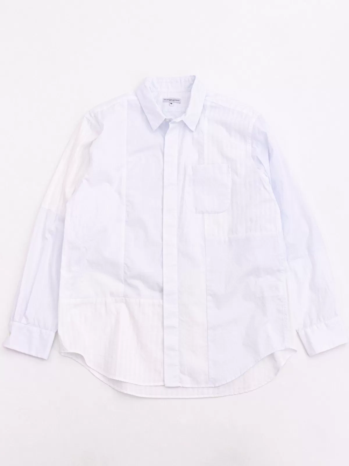 Combo Short Collar Shirt White Pima Cotton^Engineered Garments Shop
