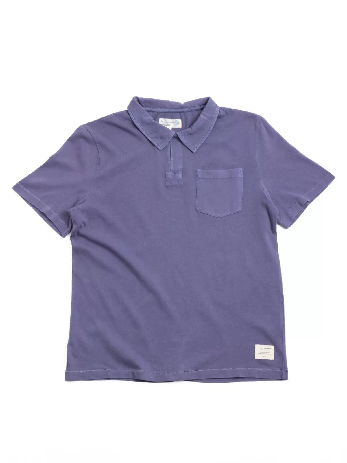 Good Basics Plp04 Polo Shirt Washed Puple Blue^Merz B. Schwanen Outlet