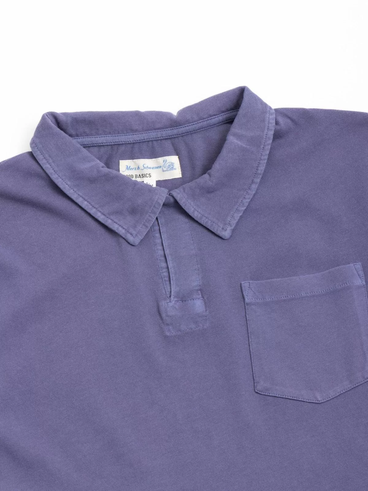 Good Basics Plp04 Polo Shirt Washed Puple Blue^Merz B. Schwanen Outlet