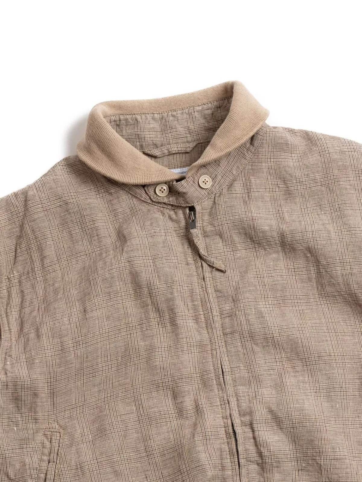 Ll Jacket Beige Linen Glen Plaid^Engineered Garments Best