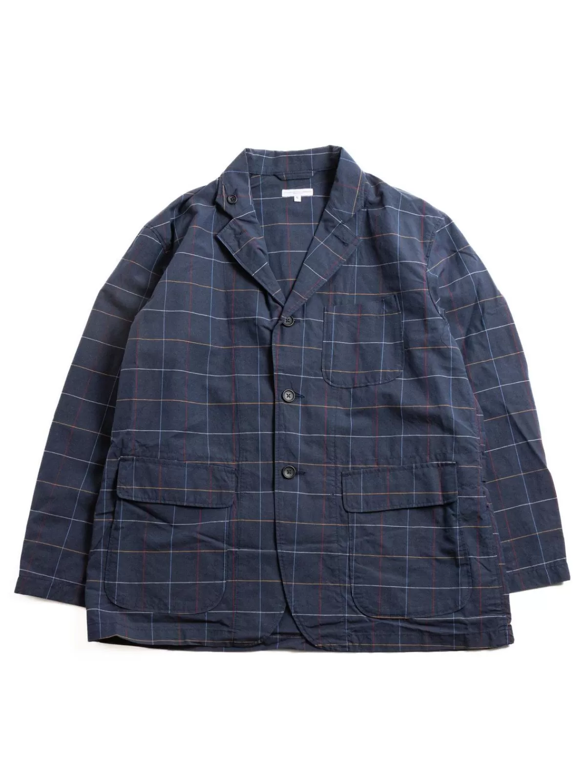 Loiter Jacket Navy Cl Windowpane^Engineered Garments Hot