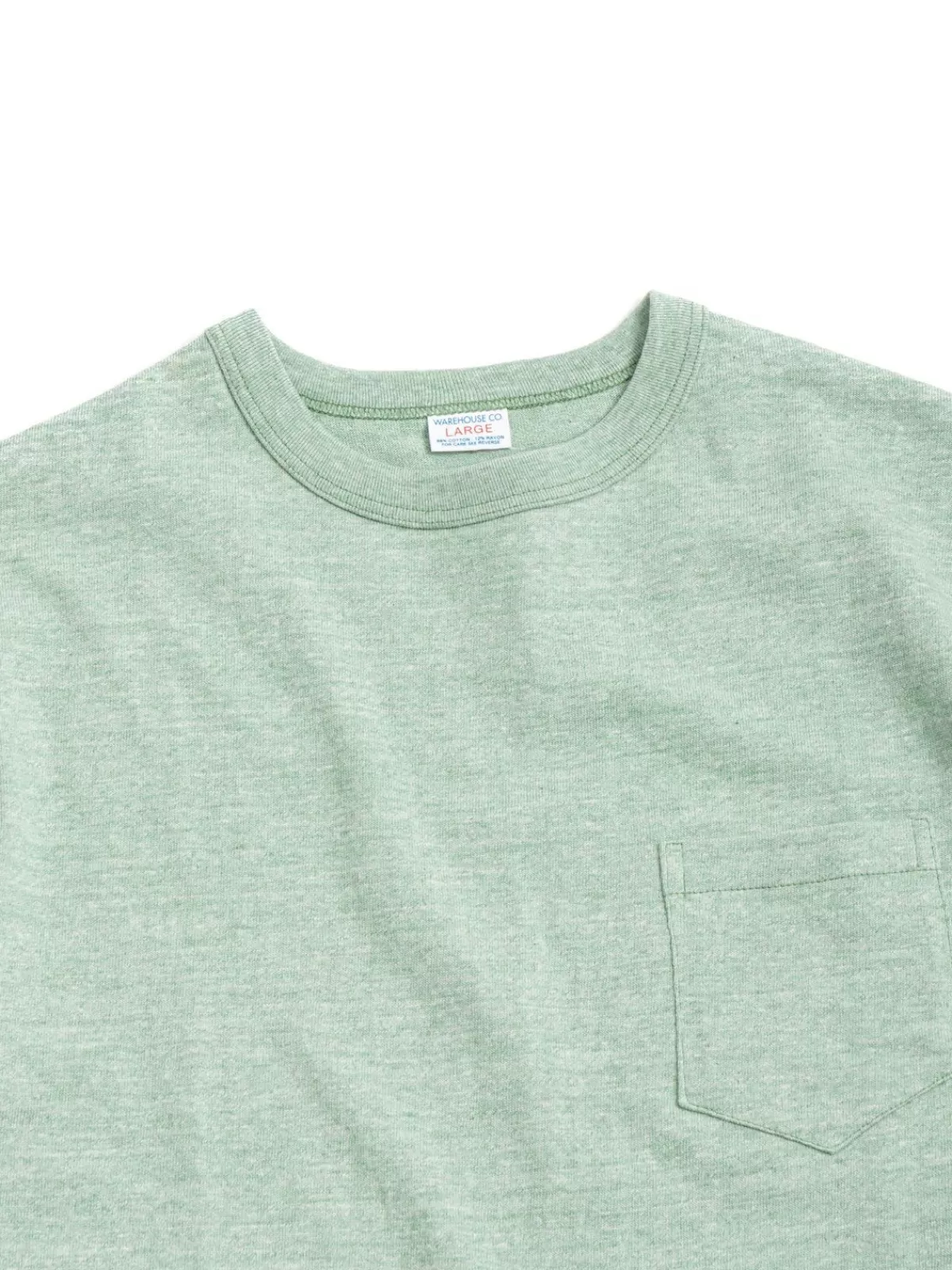 Lot 4097 Heather Pocket T Shirt Green^Warehouse & Co Store