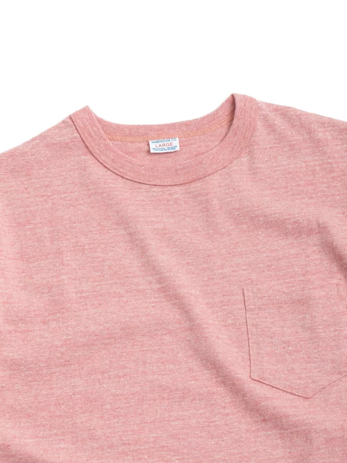 Lot 4097 Heather Pocket T Shirt Red^Warehouse & Co Best