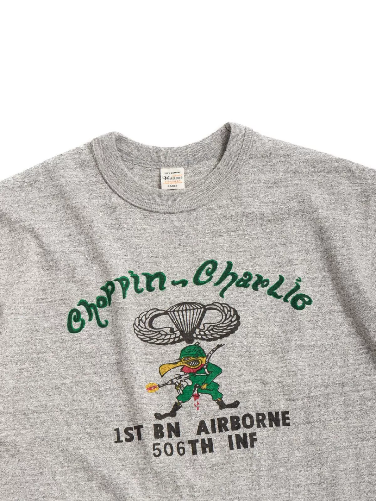 Lot 4601 Choppin Charlie Tee H.Grey^Warehouse & Co Discount