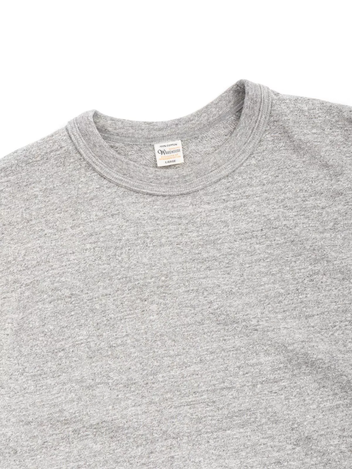 Lot 4601 No Print T Shirt Heather Grey^Warehouse & Co Shop