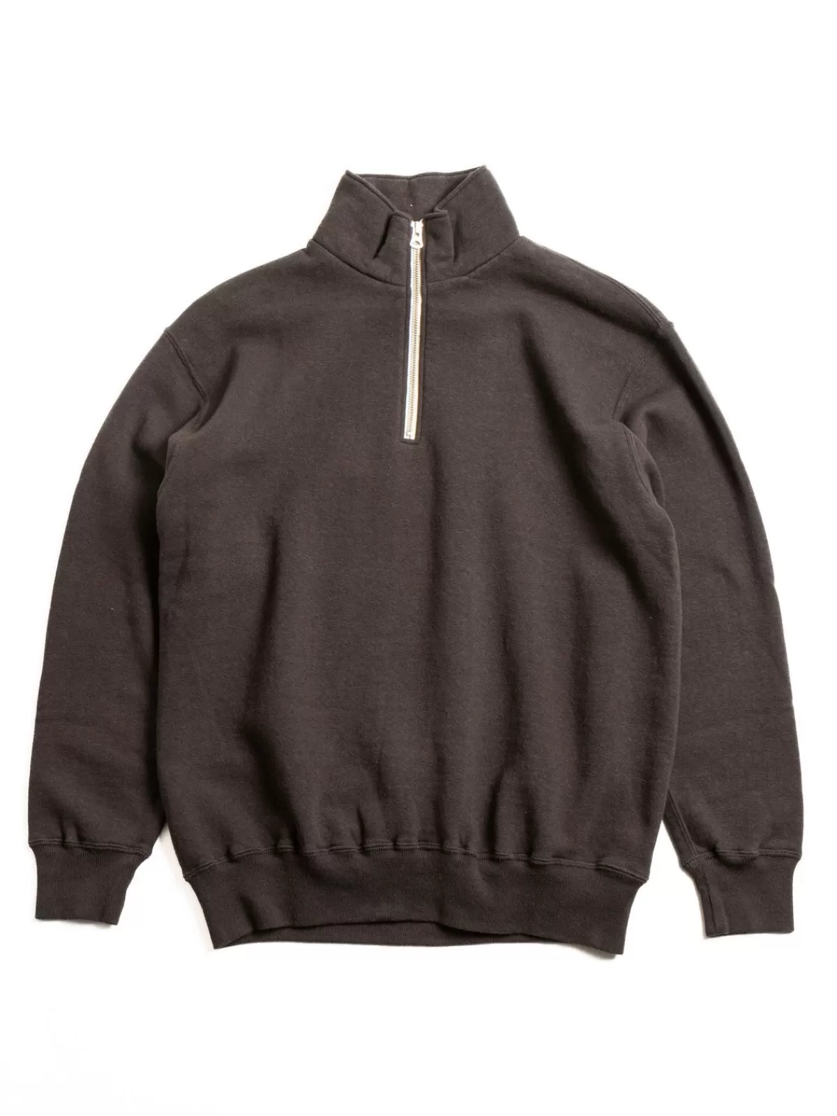 Lot 86014 Loop Wheel High Neck Half Zip Sweatshirt Sumikuro^DUBBLE WORKS Clearance