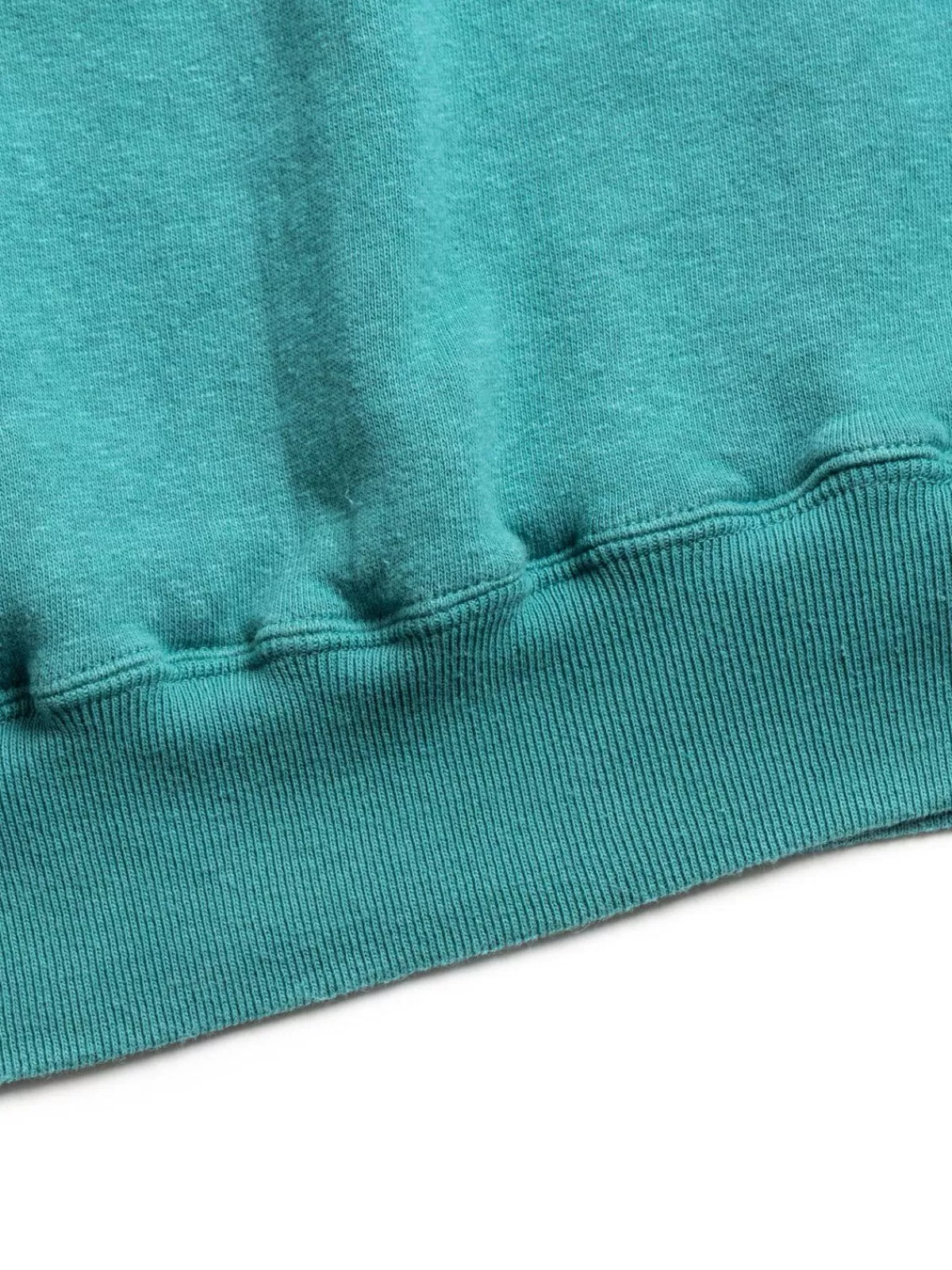 Lot 86014 Loop Wheel High Neck Half Zip Sweatshirt Turquoise^DUBBLE WORKS Hot