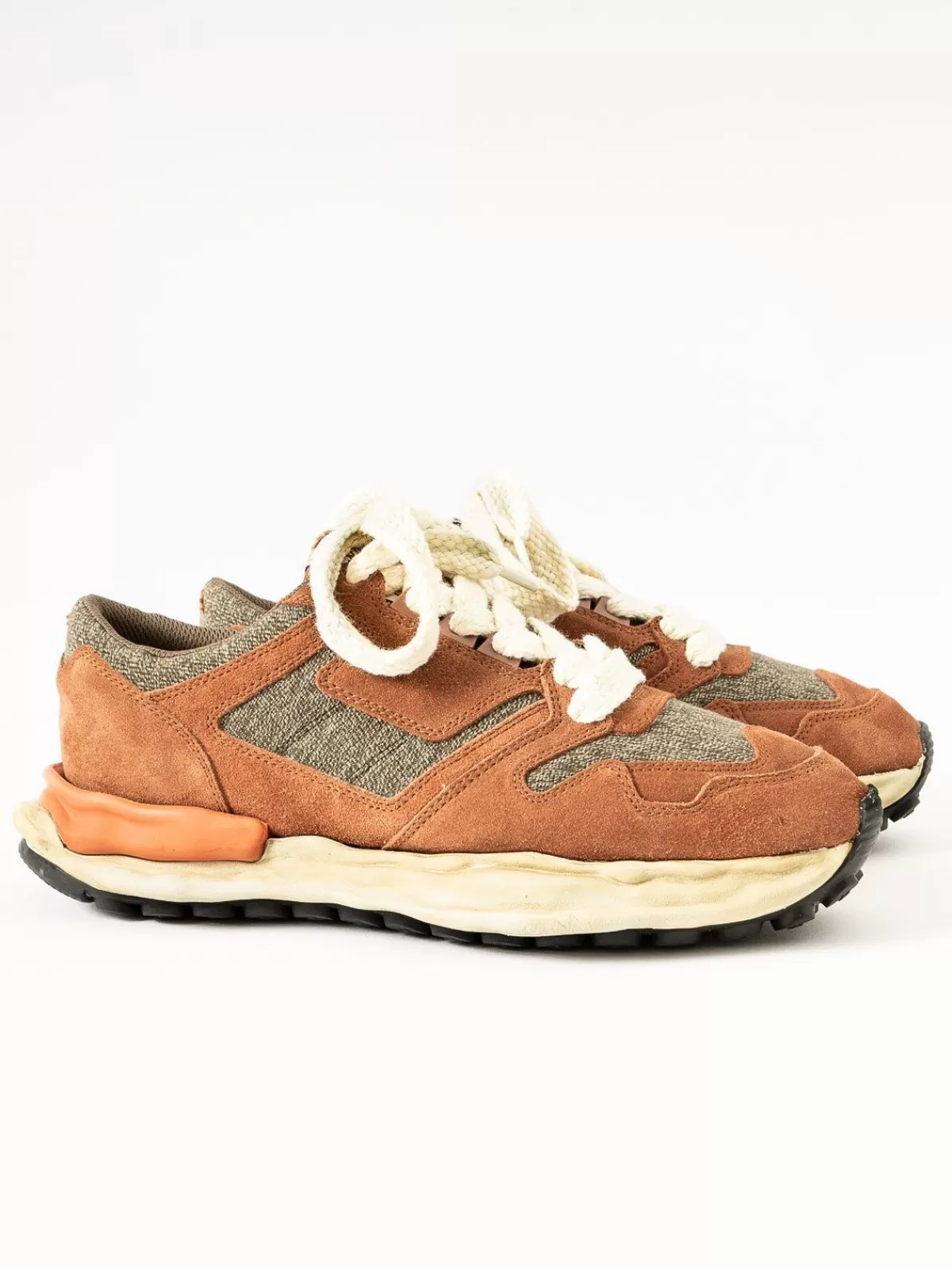 X Mihara Yasuhiro Rough Tan Military Sneaker^Nigel Cabourn Flash Sale