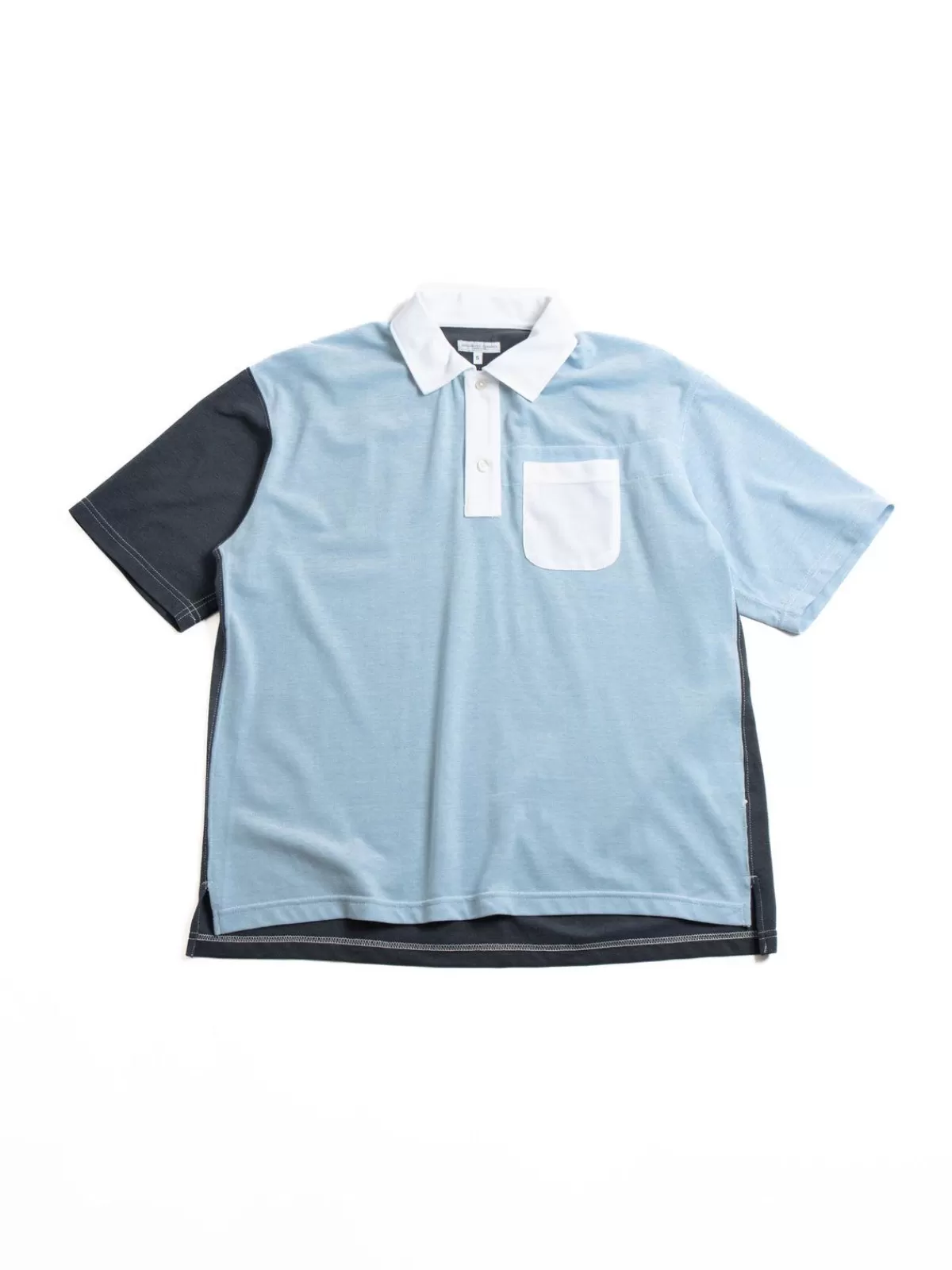 Polo Shirt Combo Lt.Blue Cotton Pique^Engineered Garments Fashion