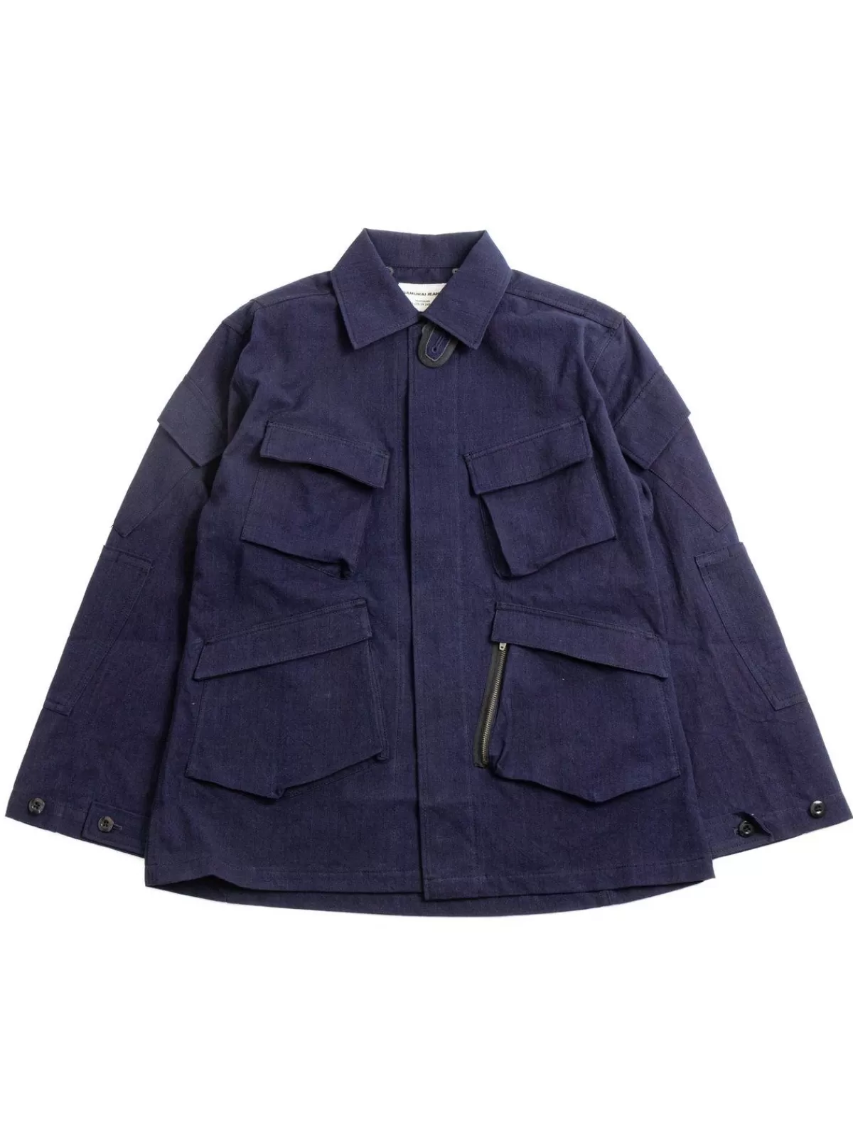 Sjmj23 Ars Indigo Cotton Ripstop Jacket^SAMURAI Best Sale