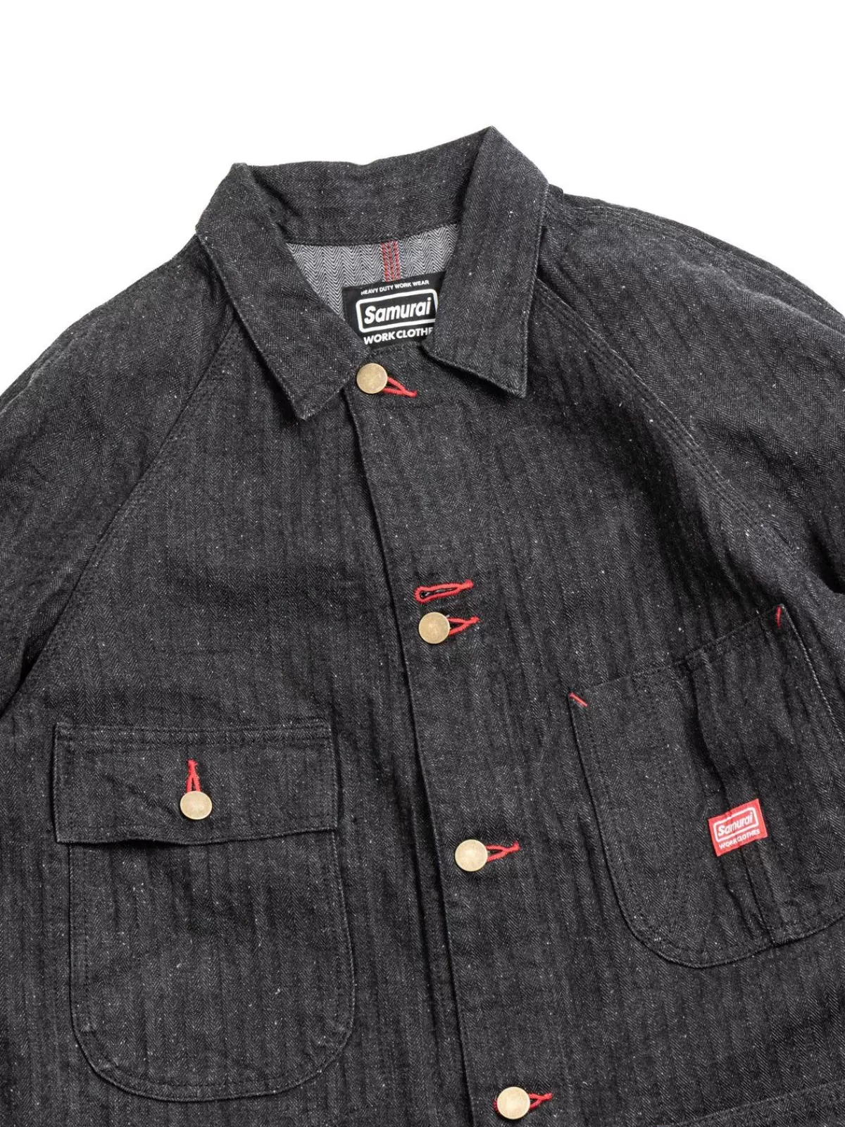 Swcca Hb 13Oz Hbt Chore Jacket Black^SAMURAI Discount