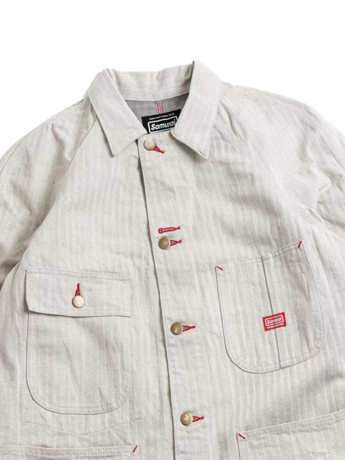 Swcca Hb 13Oz Hbt Chore Jacket Oatmeal^SAMURAI Cheap