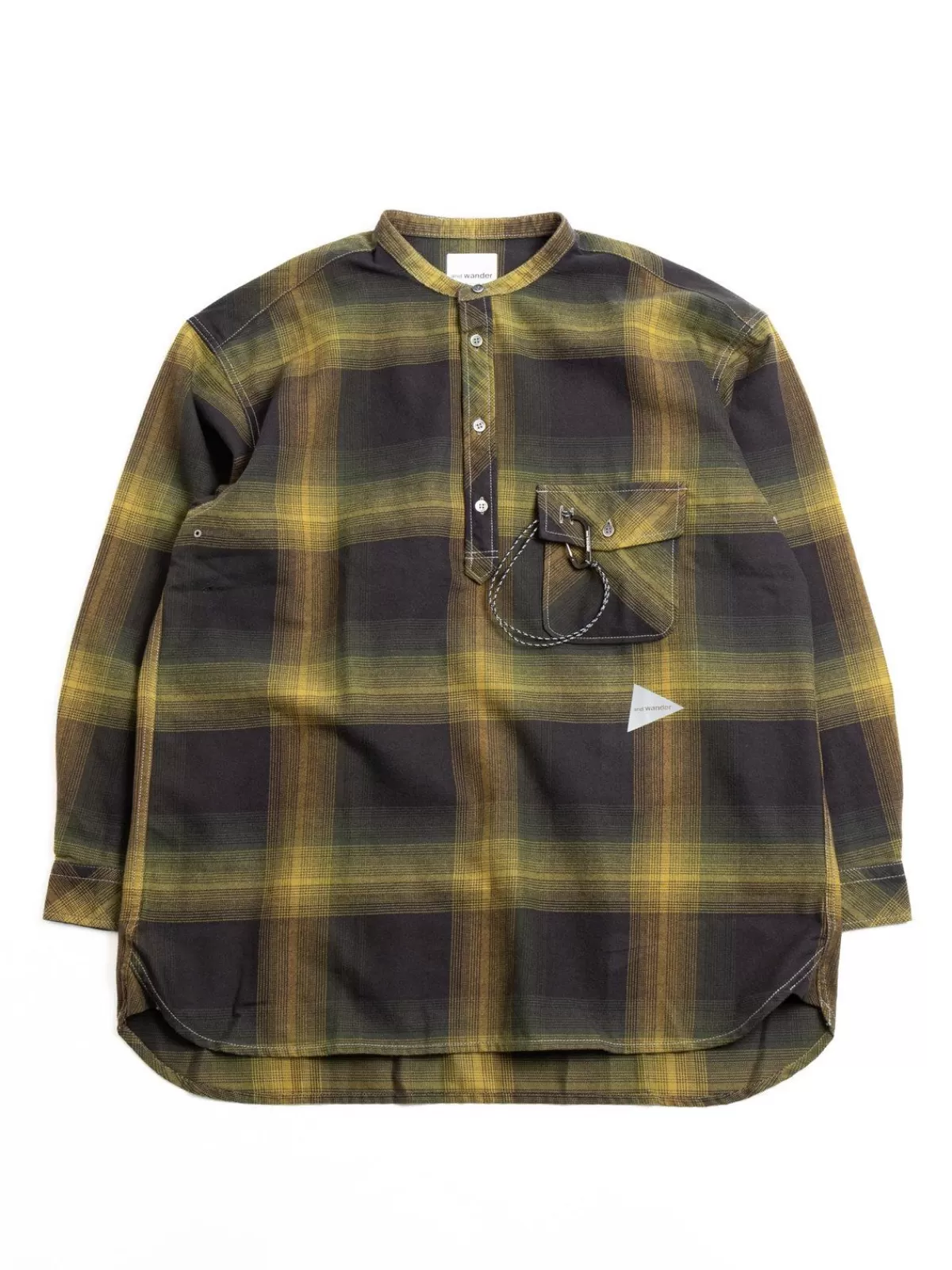 Thermonel Check Pullover Shirt Khaki^and wander Best Sale