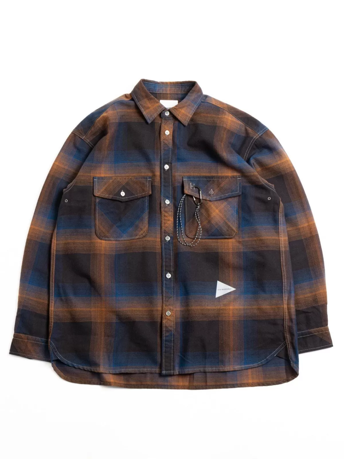 Thermonel Check Shirt Navy^and wander Shop