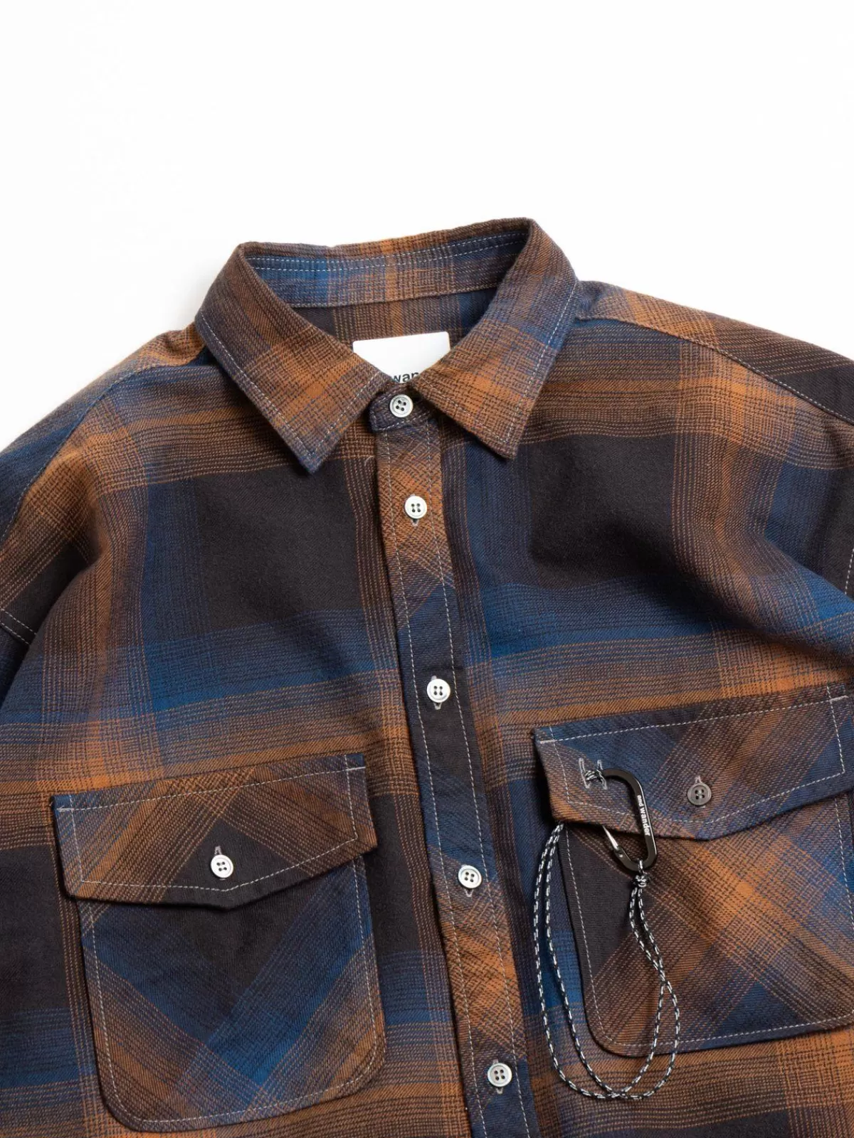 Thermonel Check Shirt Navy^and wander Shop