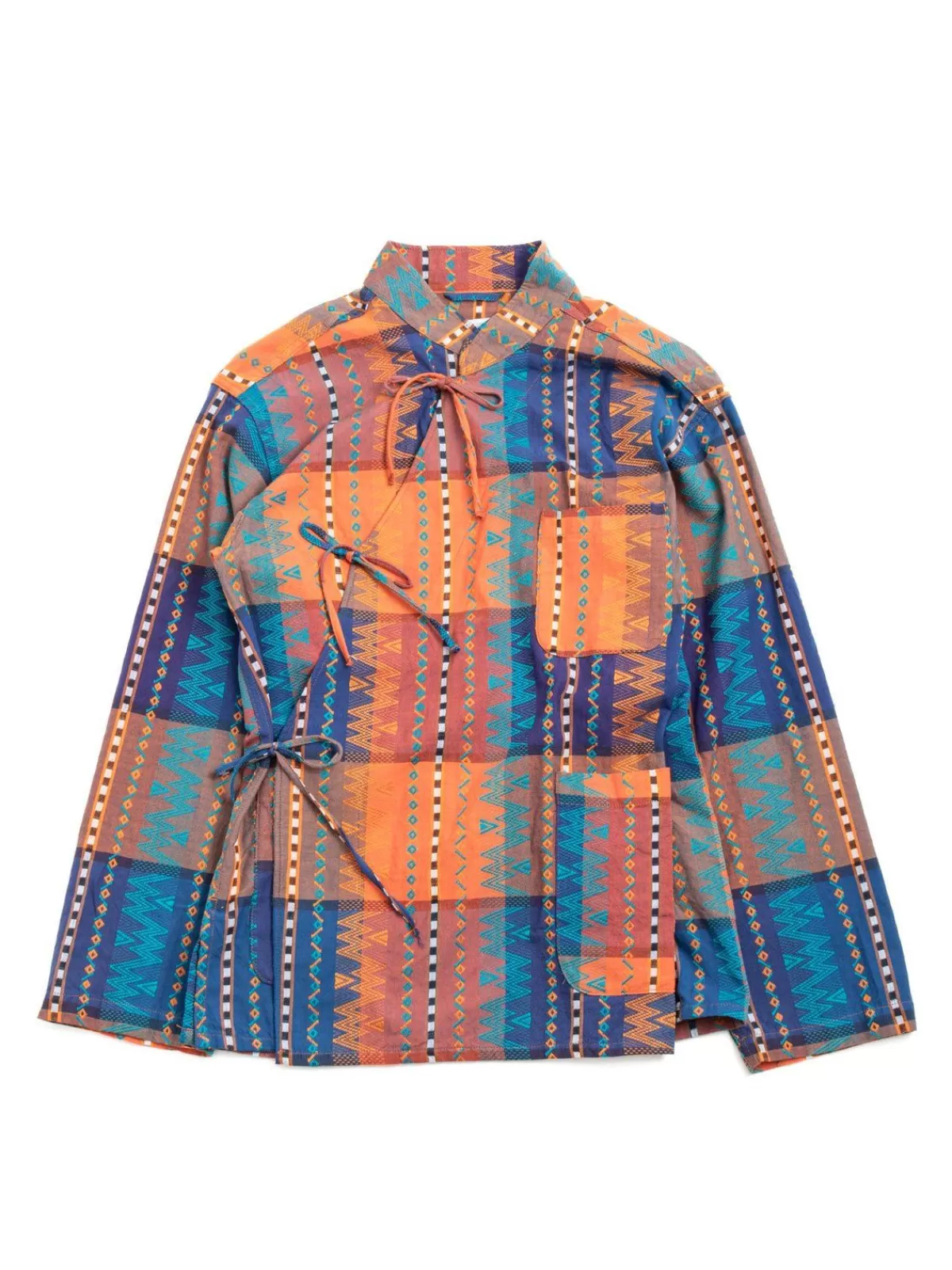 Tibet Shirt Blue Orange Etho Dobby^Engineered Garments Best