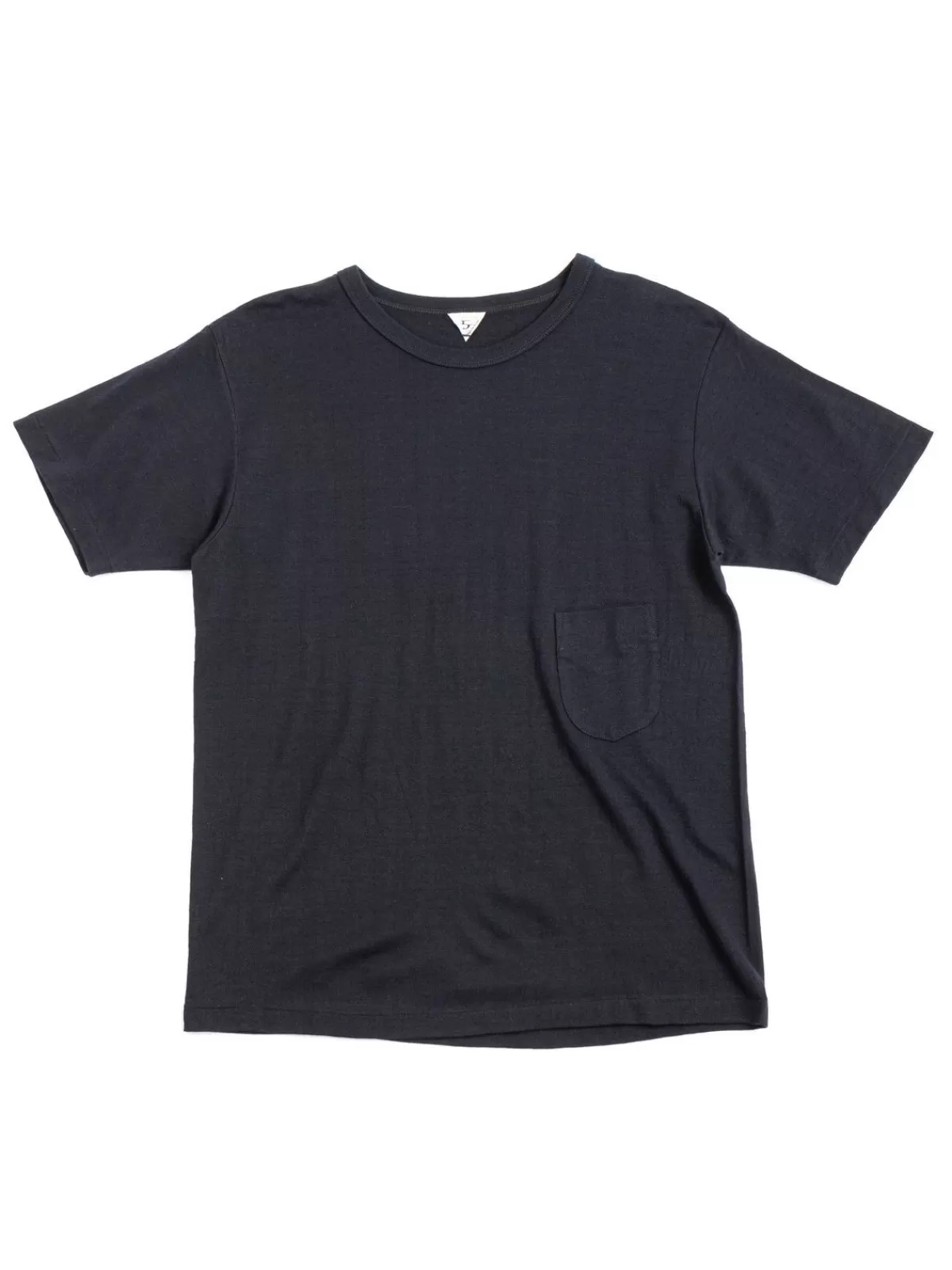 Wl Dizzy (Wool/Linen) Pocket Tee Black Navy^Filmelange Sale