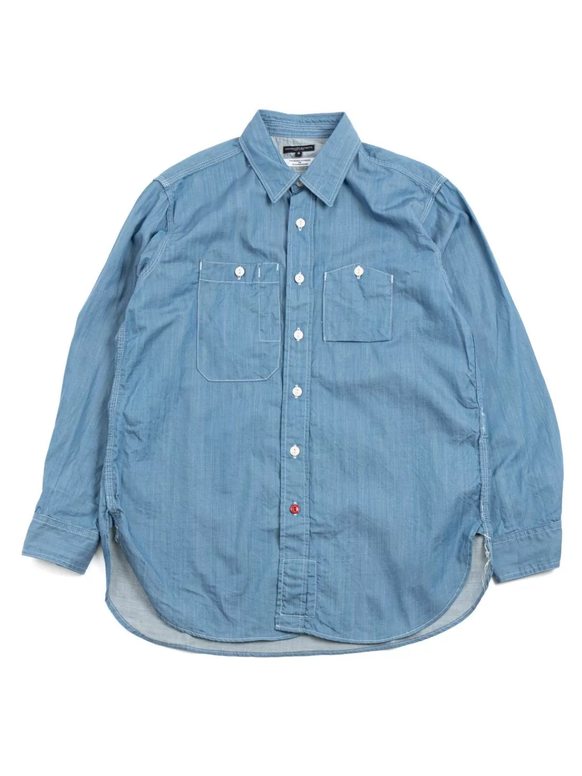 Work Shirt Lt Blue Japanese Denim Tbb Exclusive^Engineered Garments For The Bureau Cheap