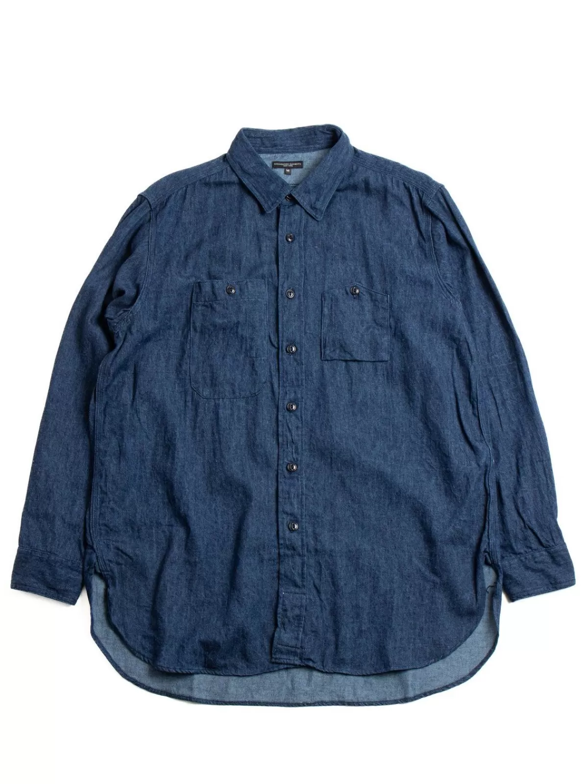 Work Shirt Navy Hemp Cotton Denim^Engineered Garments Cheap